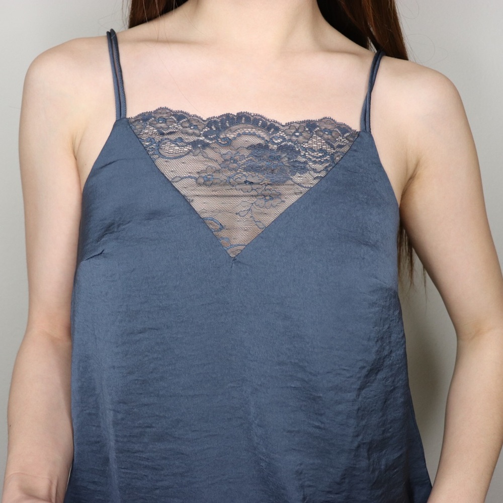 Blue Lace Top